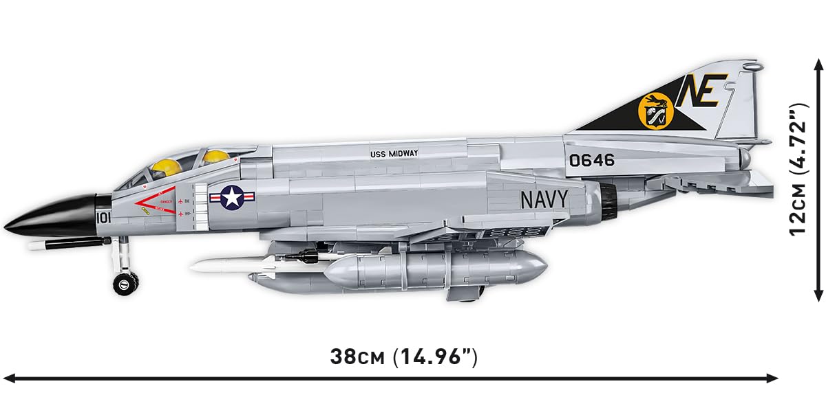 COBI Armed Forces F-4 Phantom II Aircraft Carrier