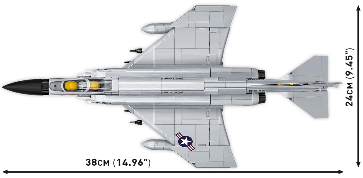 COBI Armed Forces F-4 Phantom II Aircraft Carrier