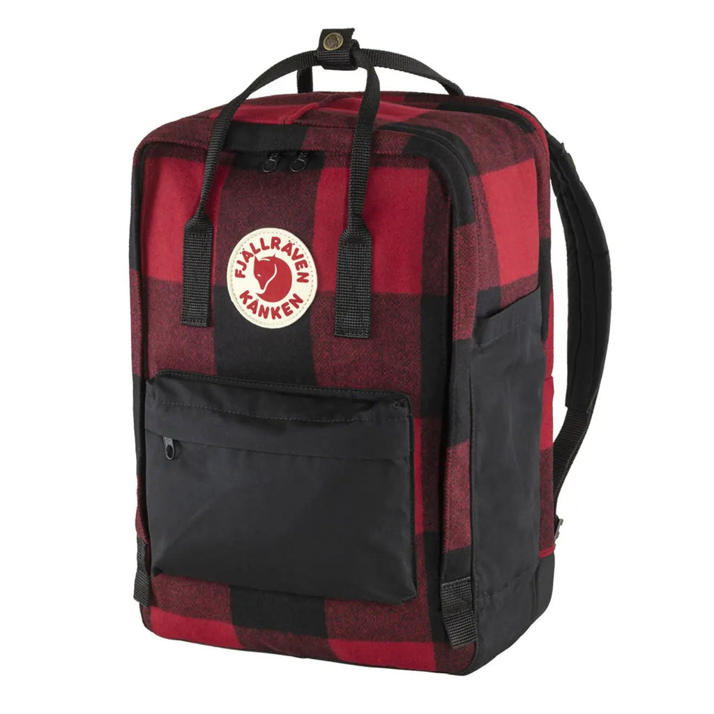 Fjallraven Kanken Re-Wool Laptop 15  Red / Black