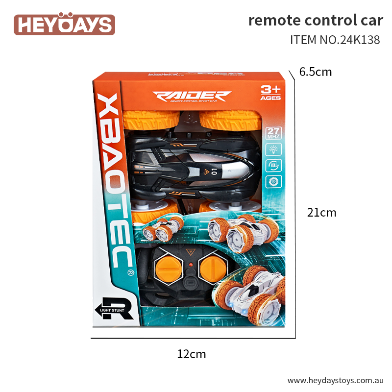 360 Degree Flip Remote Control Car Double Sided Rotating (Set K138)