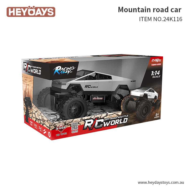 1:14 4WD Remote Control RC Tesla Off Road Cybertruck (Set K116)