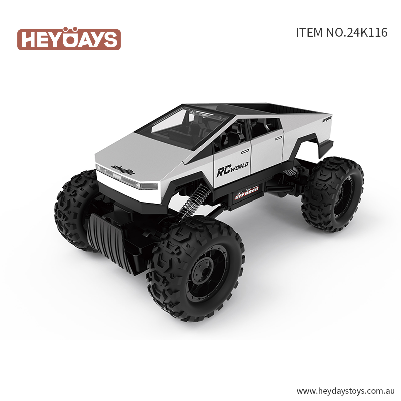 1:14 4WD Remote Control RC Tesla Off Road Cybertruck (Set K116)