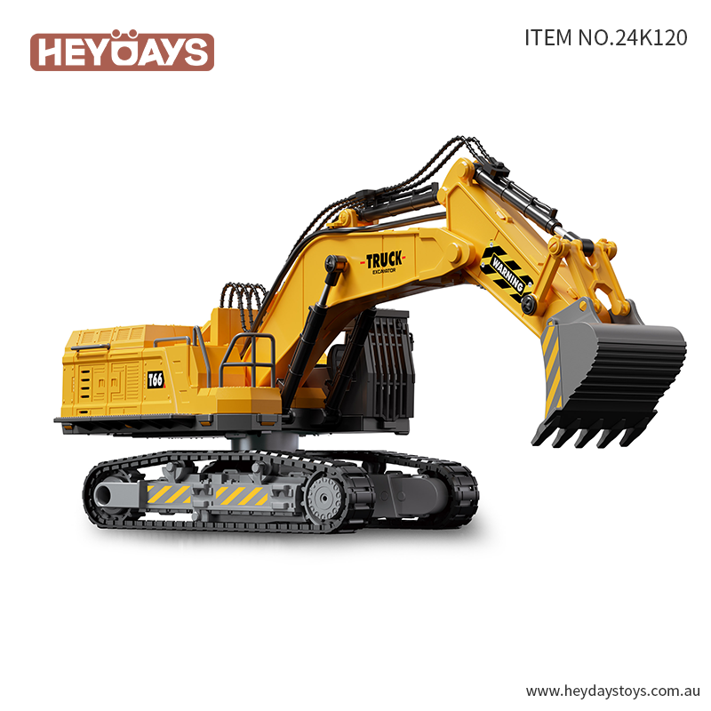 Remote Control Excavator Truck Construction Digger Toy (Set K120)