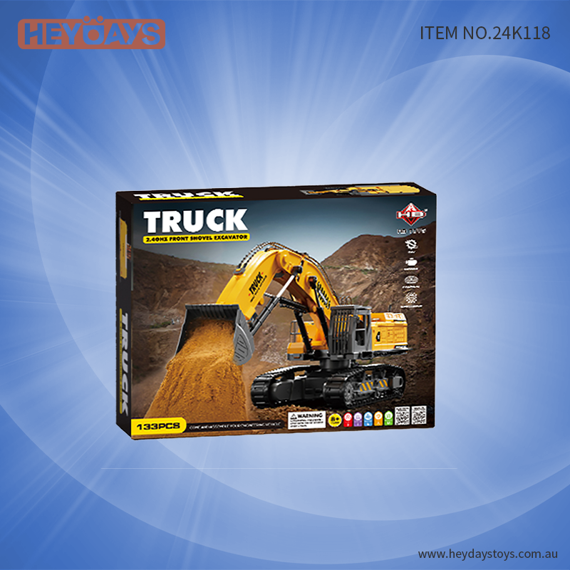 Remote Control Front Shovel Bulldozer Truck Toy (Set K118)