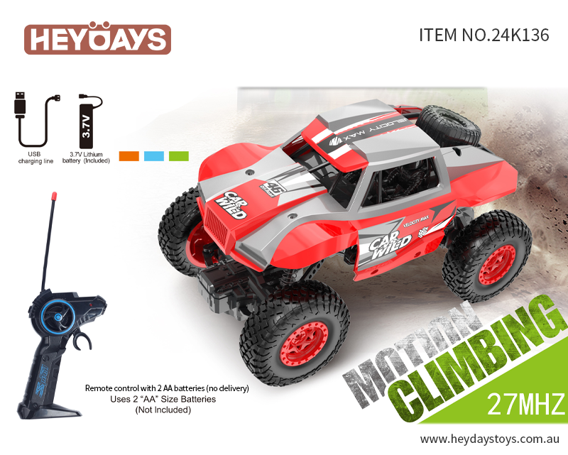 1:20 Scale All-Terrain 4WD  Remote Control Car RC Car Toy (Set K136)