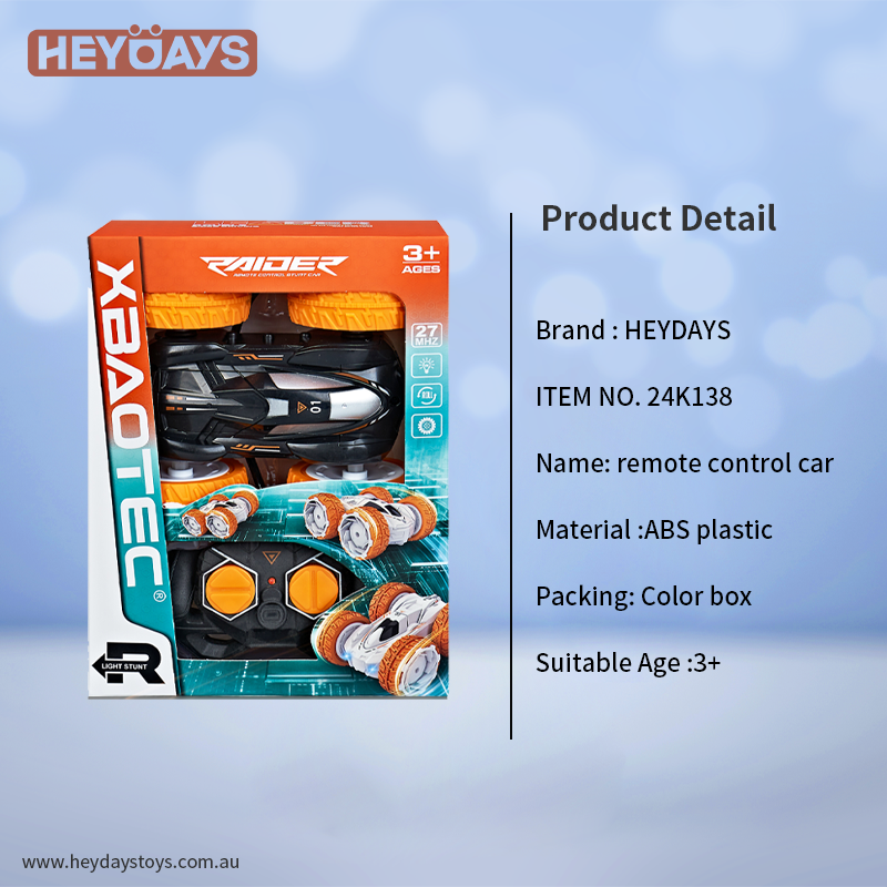 360 Degree Flip Remote Control Car Double Sided Rotating (Set K138)