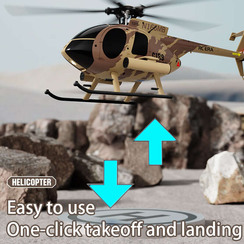 RC ERA C189 Dual Brushless RC Helicopter 1:28 Scale with Gyro and Altitude Hold