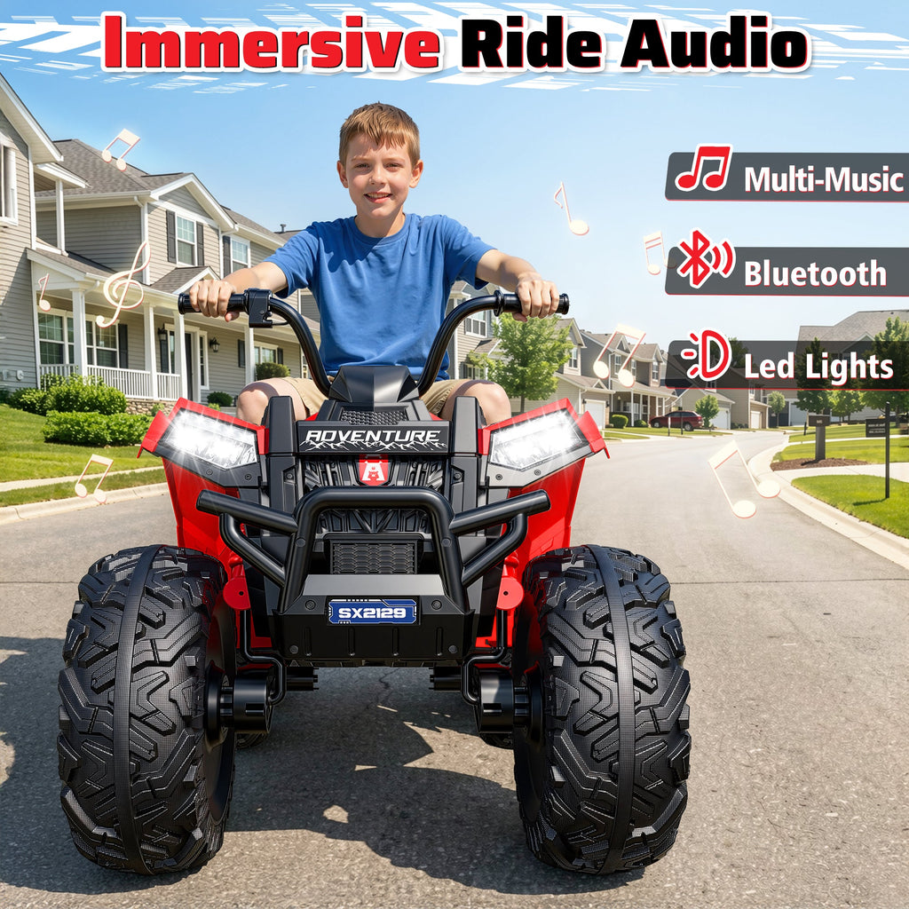 24V Heavy-Duty Ride-On ATV