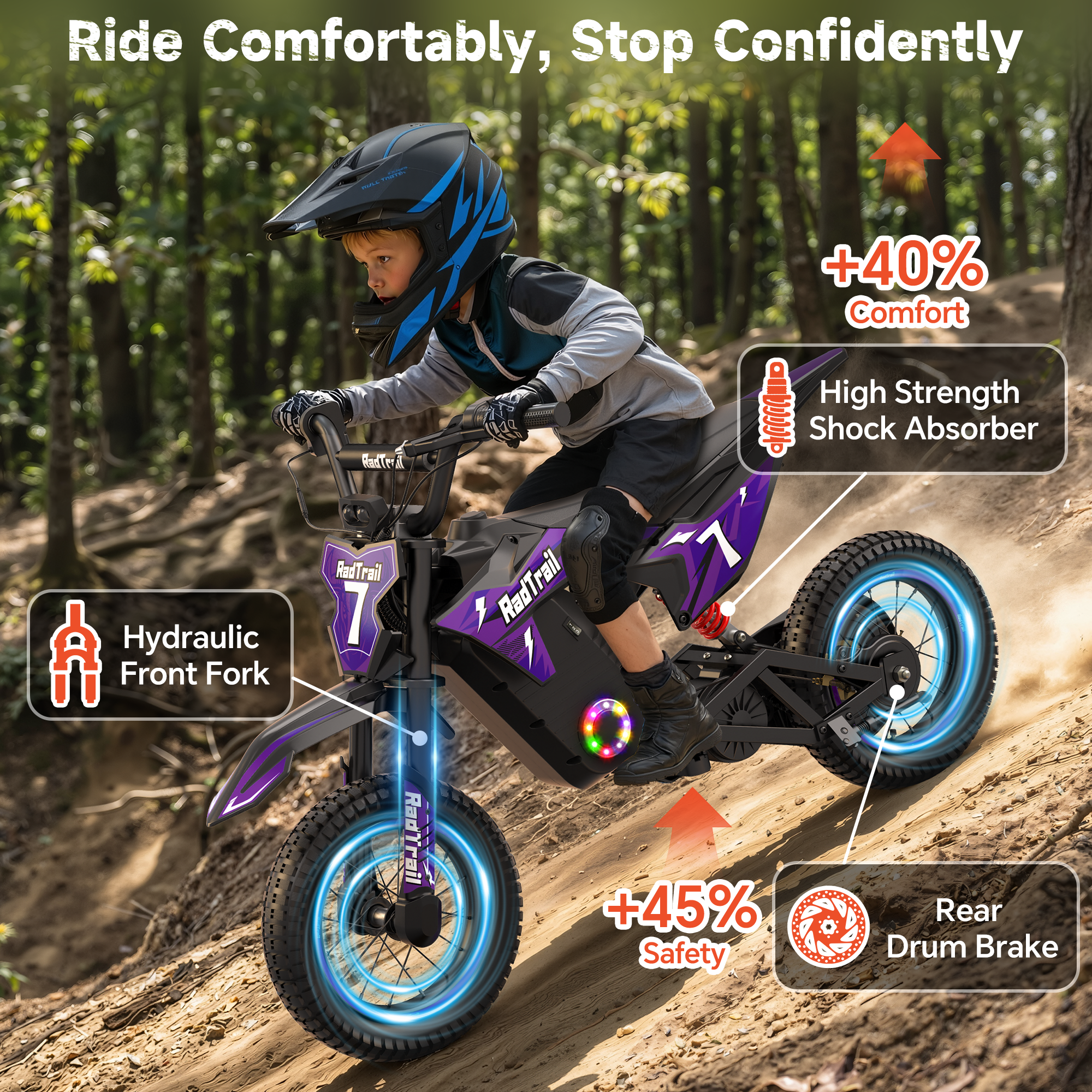 36V 12" Kids Electric Dirt Bike