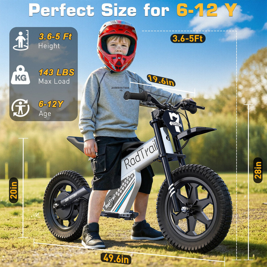 36V 14" Kids Electric Dirt Bike
