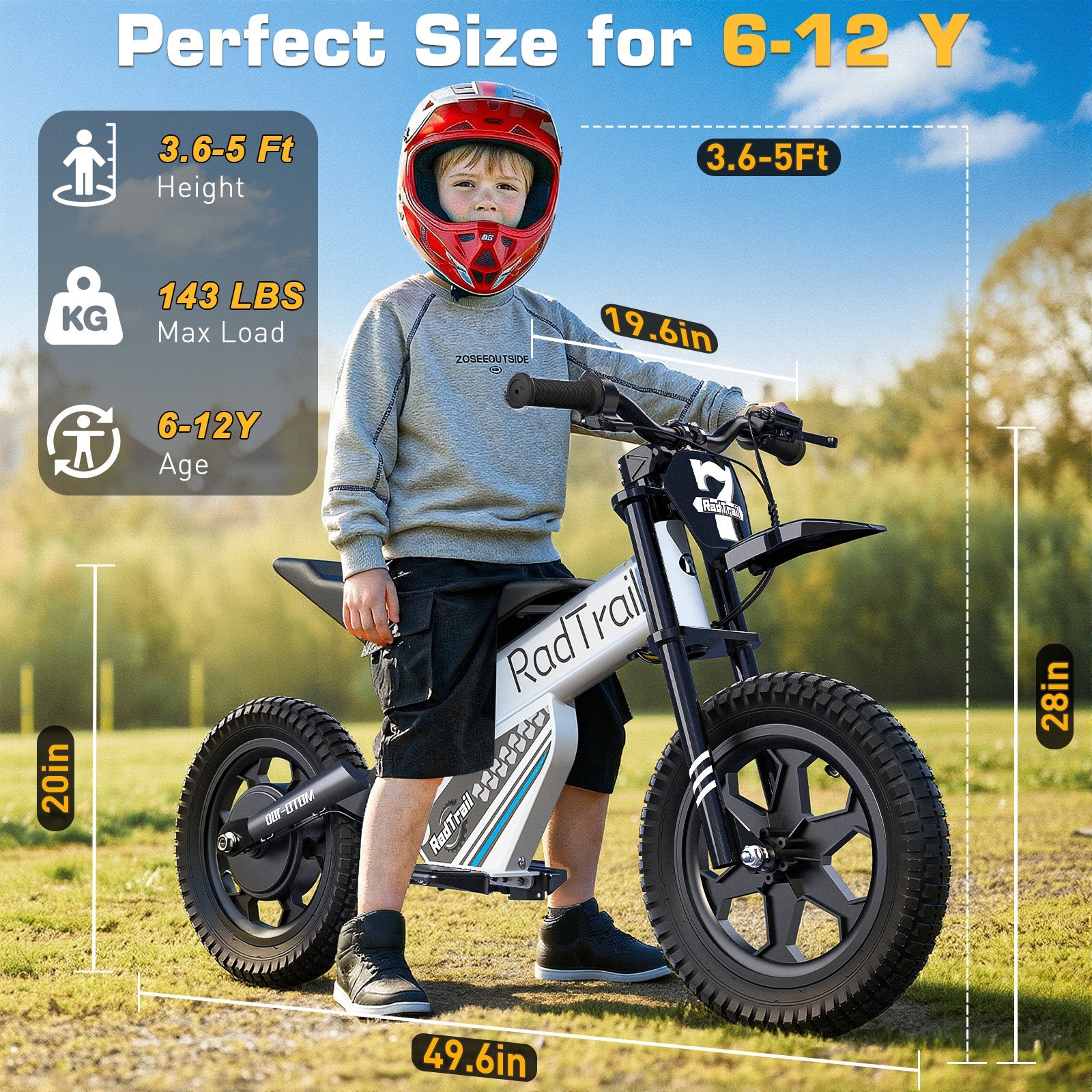 36V 14" Kids Electric Dirt Bike