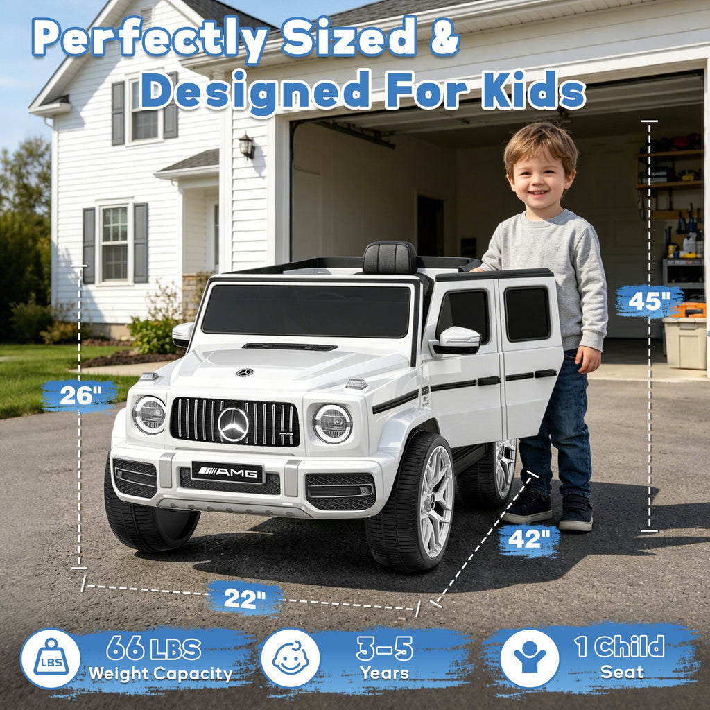 12V Licensed Mercedes-Benz G63 High-Window Ride-On