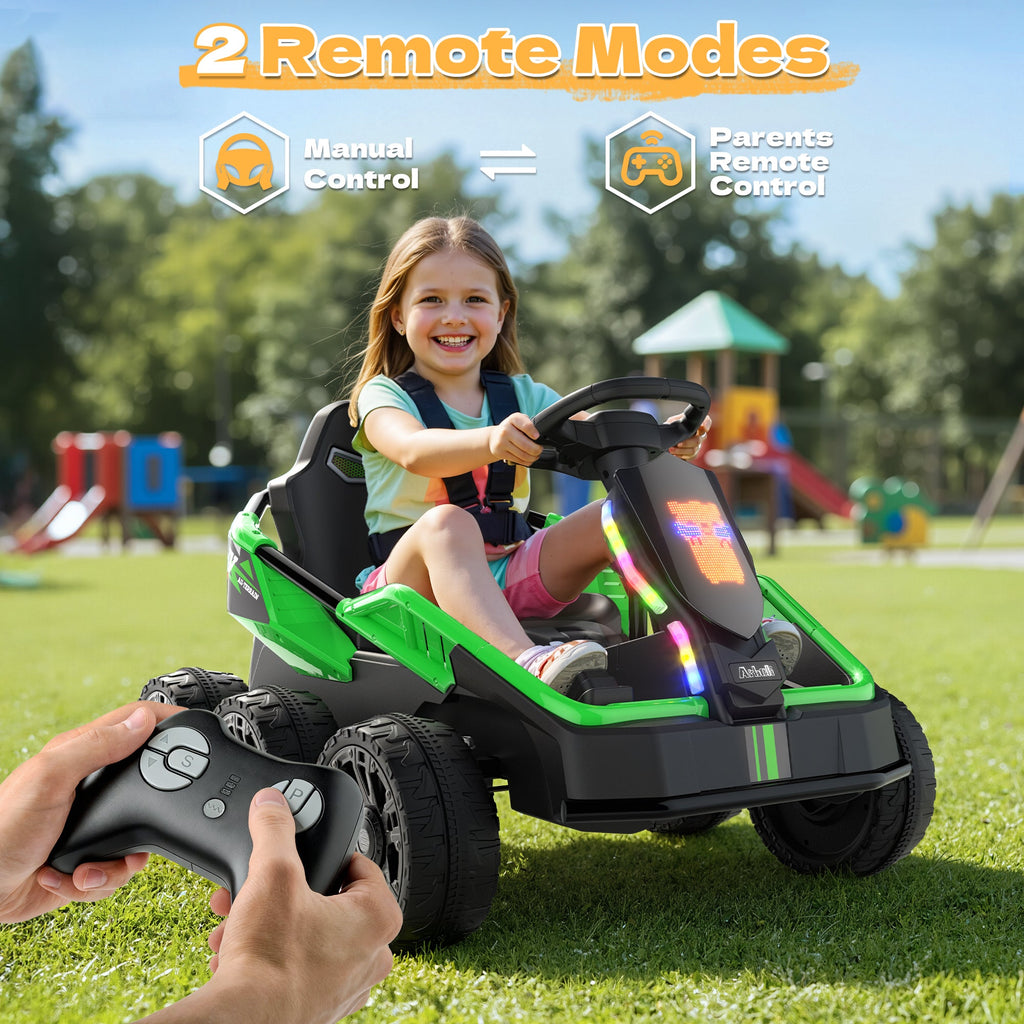24V 4WD 6-Wheel Ride-On Car