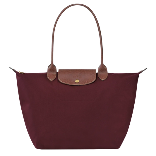 Longchamp - Small Le Pliage Handbag, Burgundy