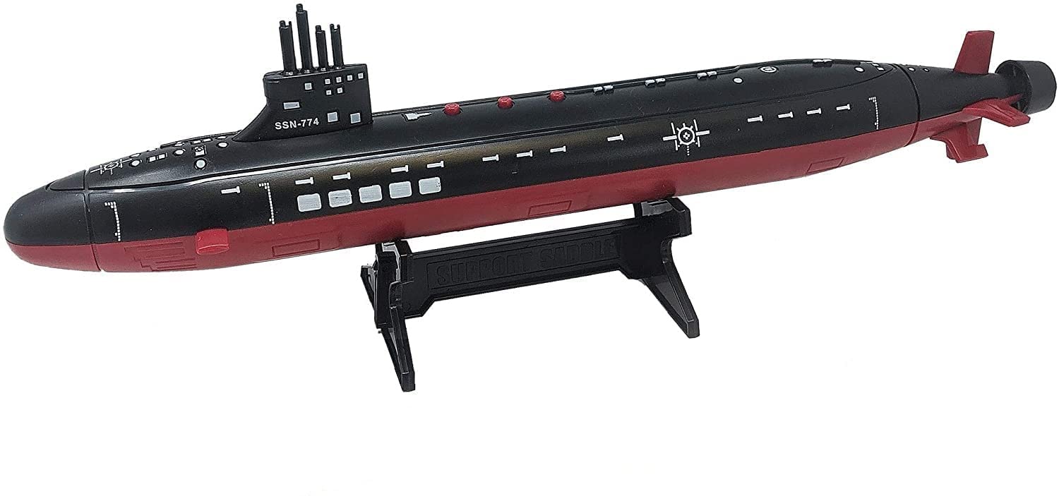 Toy Essentials Toy Aircraft Carrier Combo with Submarine, Battleship & 8 Mini Fighter Jets - Black, Plastic