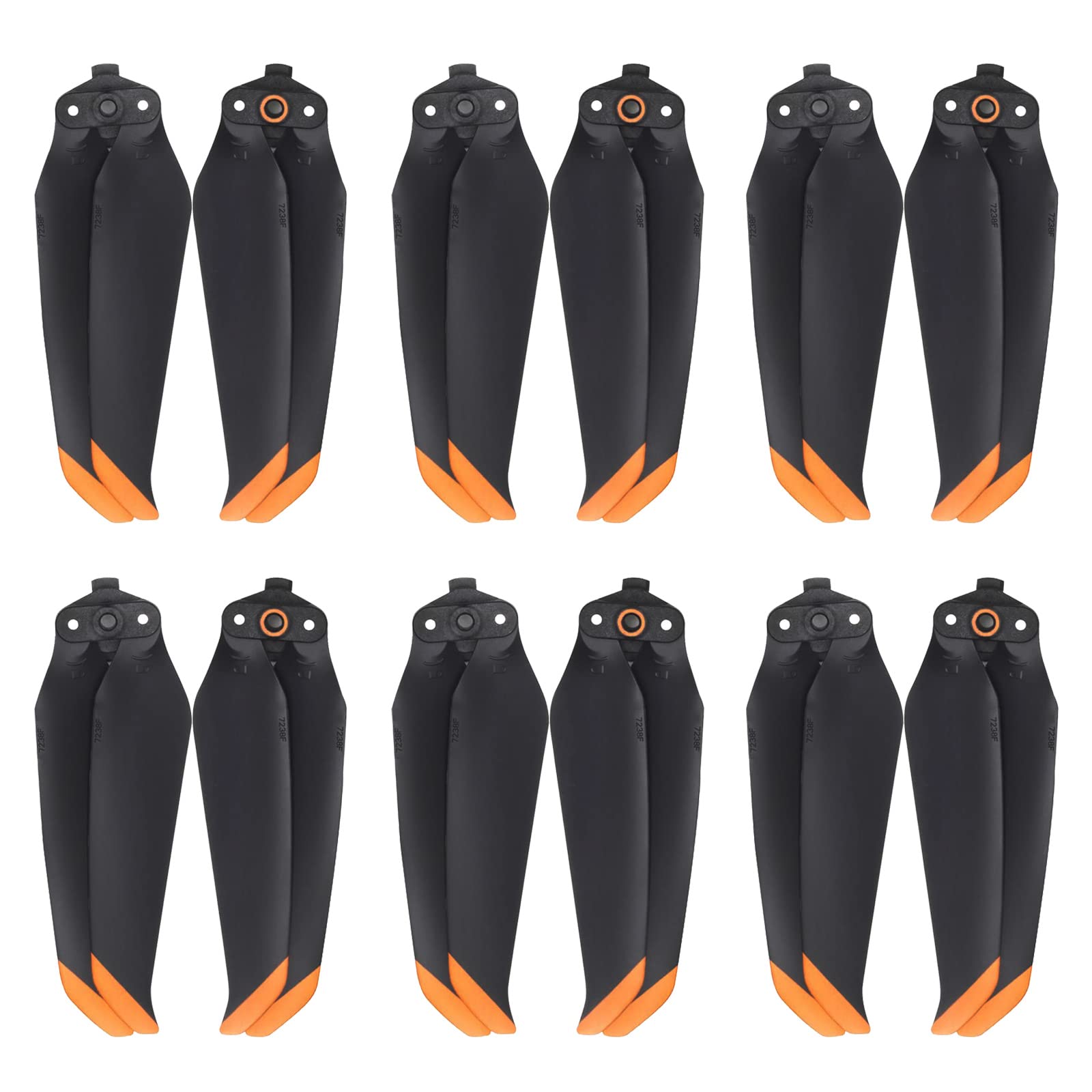 Generic Air 2s Propeller Blades (12 Pcs) Compatible with DJI Air 2s / Mavic Air 2 - Replacement Accessories - Model: sam2022021302