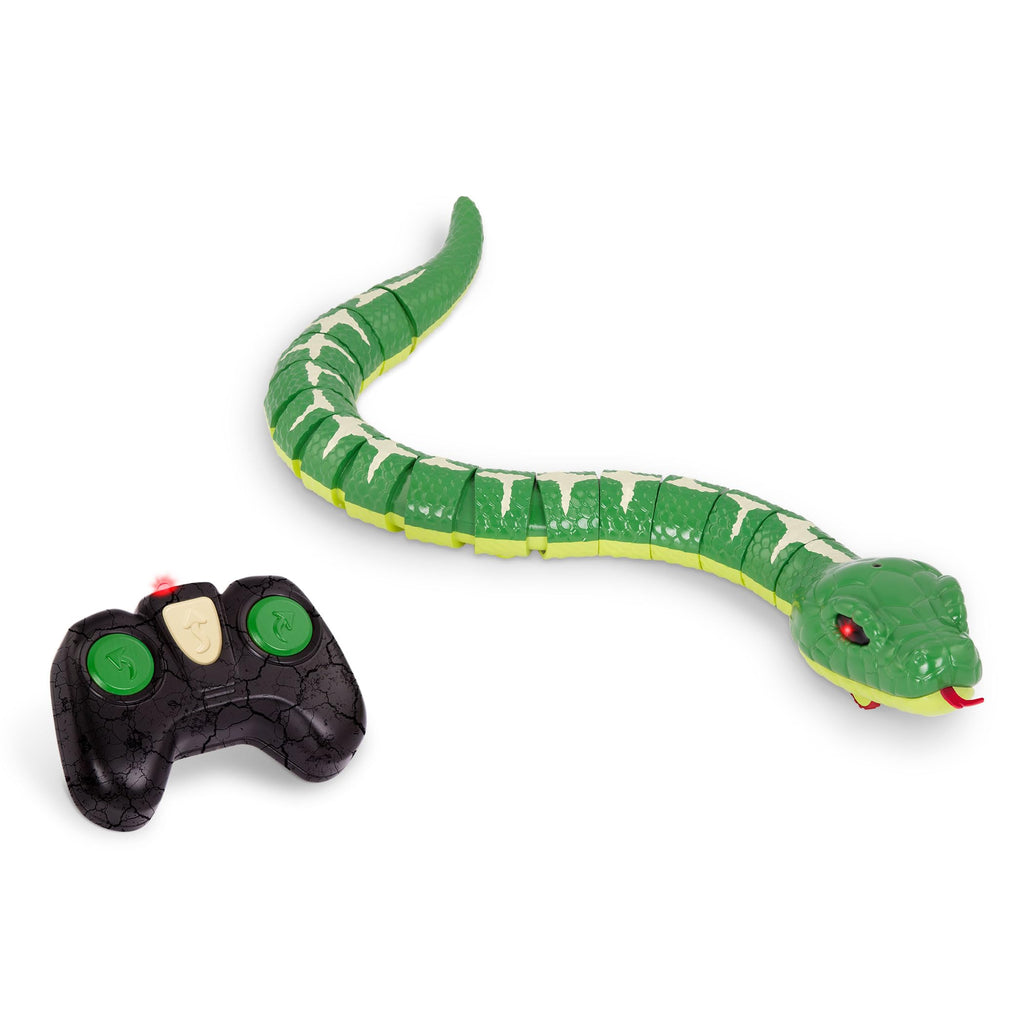 Terra by Battat Remote Control Emerald Tree Boa - Electronic Snake Toy for Kids 6+ - Green - Plastic - Model AN2801Z