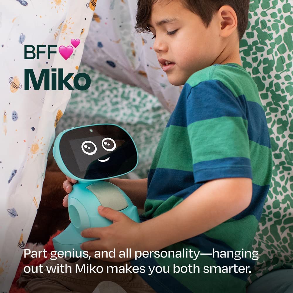 Miko My Companion Miko 3 Robot for Kids | AI-Powered, STEM Learning, Blue