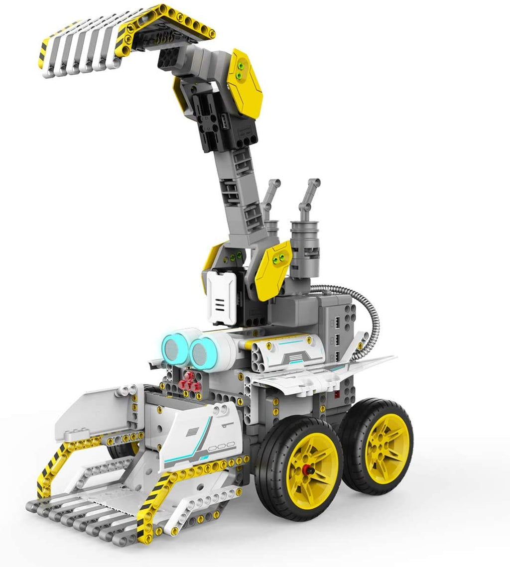 UBTECH JIMU Robot Overdrive Kit - STEM Learning Set, 410 Parts, Yellow, Model JRA0203, Plastic Construction