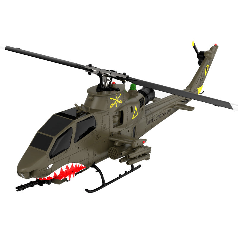 YuXiang F112S 9CH GPS RC Helicopter: 32:1 Scale AH-1 Cobra with Dual Brushless Motors