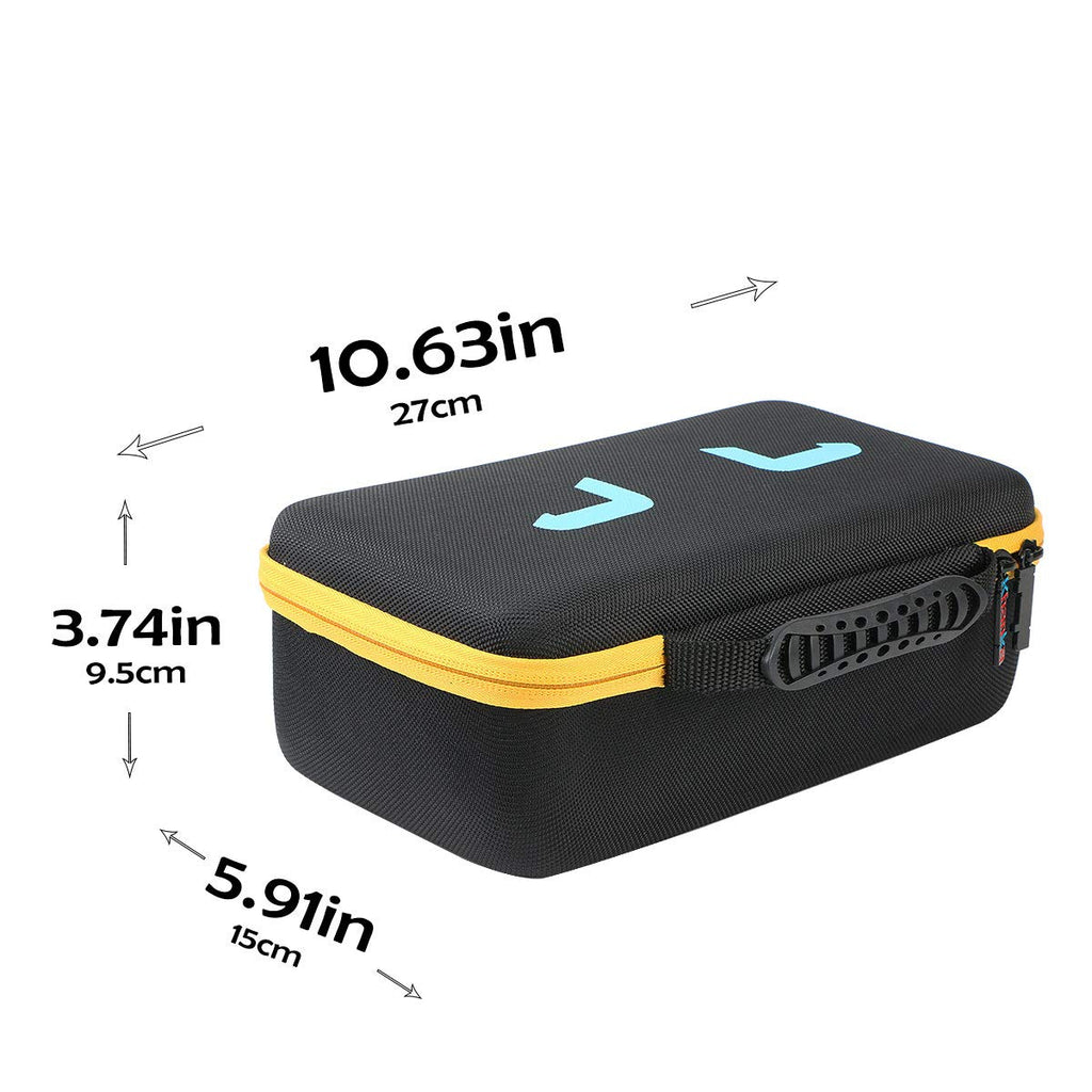 khanka Hard Carrying Case for Really Rad Robots - Mibro Gold, EVA Material, Gold Zipper