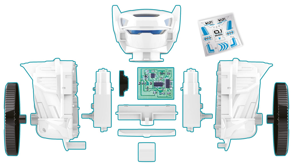 Science4you Watch Bot - Make Your Own Robot Toy, Robotics Kit with Remote Control Toys for Kids, Robot Building Kit + 35 Pieces,