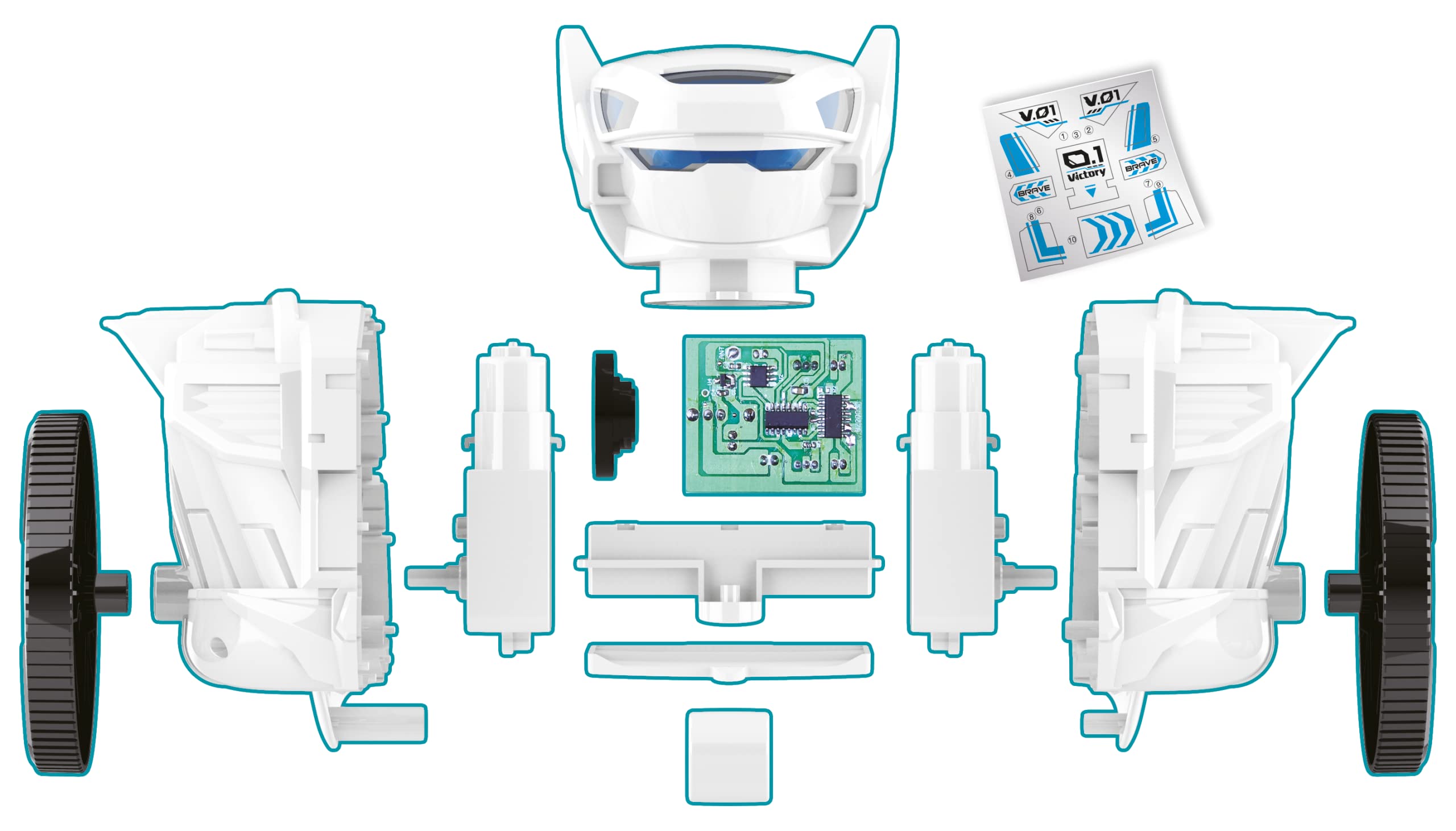 Science4you Watch Bot - Make Your Own Robot Toy, Robotics Kit with Remote Control Toys for Kids, Robot Building Kit + 35 Pieces,