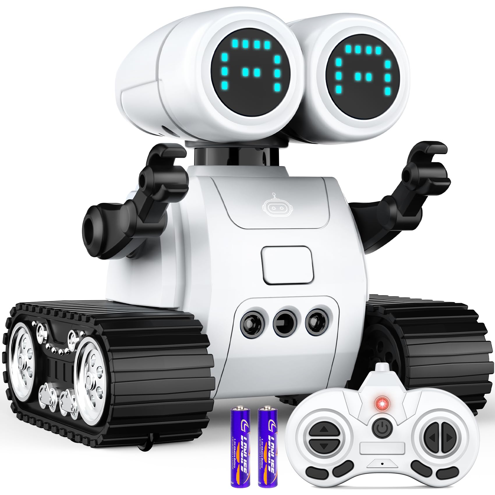 Hamourd Robot Toys for 3 Years Old Boys Girls- Robots with Walkie-Talkie Function, Gesture Sensing, Flexible Head & Arms, Progra