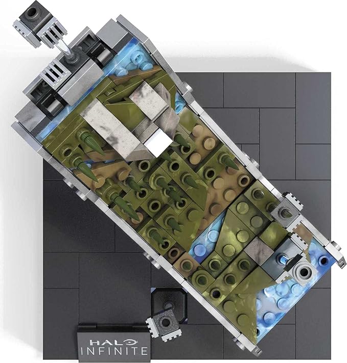 MEGA Halo Infinite Toy Building Set, Forerunner Ring Installation with 301 Pieces and Accessories, 5 Inches Tall, for Collectors