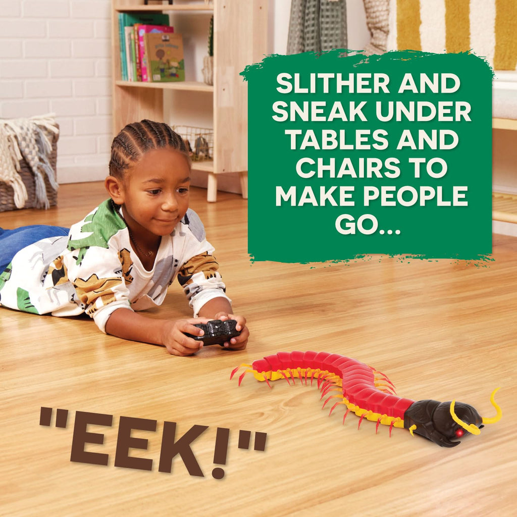 Terra by Battat RC Centipede Toy for Kids - LED Eyes, Fast Moving Legs, Multicolor, Model AN2920Z, 6 Years +