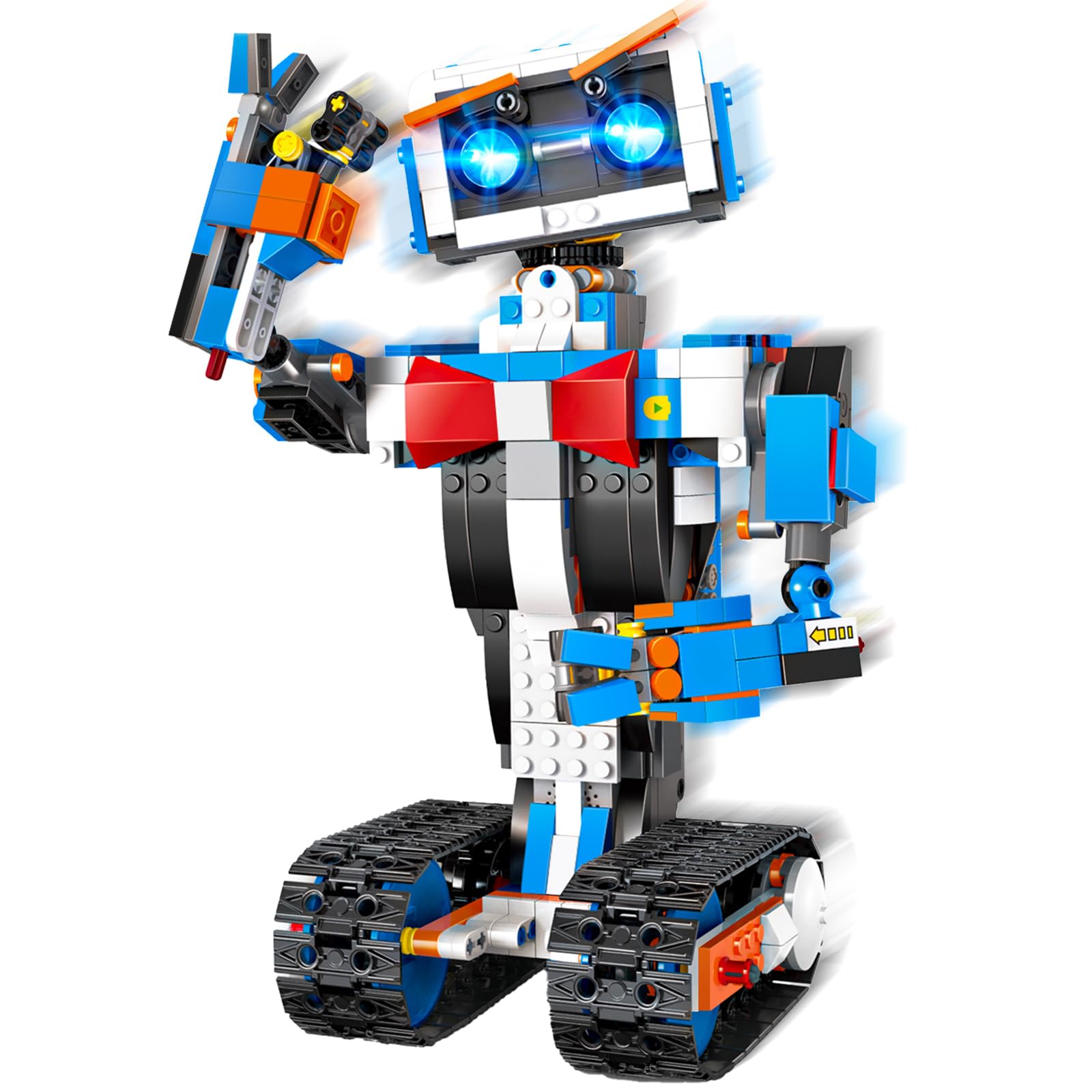 OKK Robot Building Toys - 635 Piece STEM Kit, Remote & APP Controlled, Engineering Learning, Coding DIY, for Kids Ages 8-12, Model 11050
