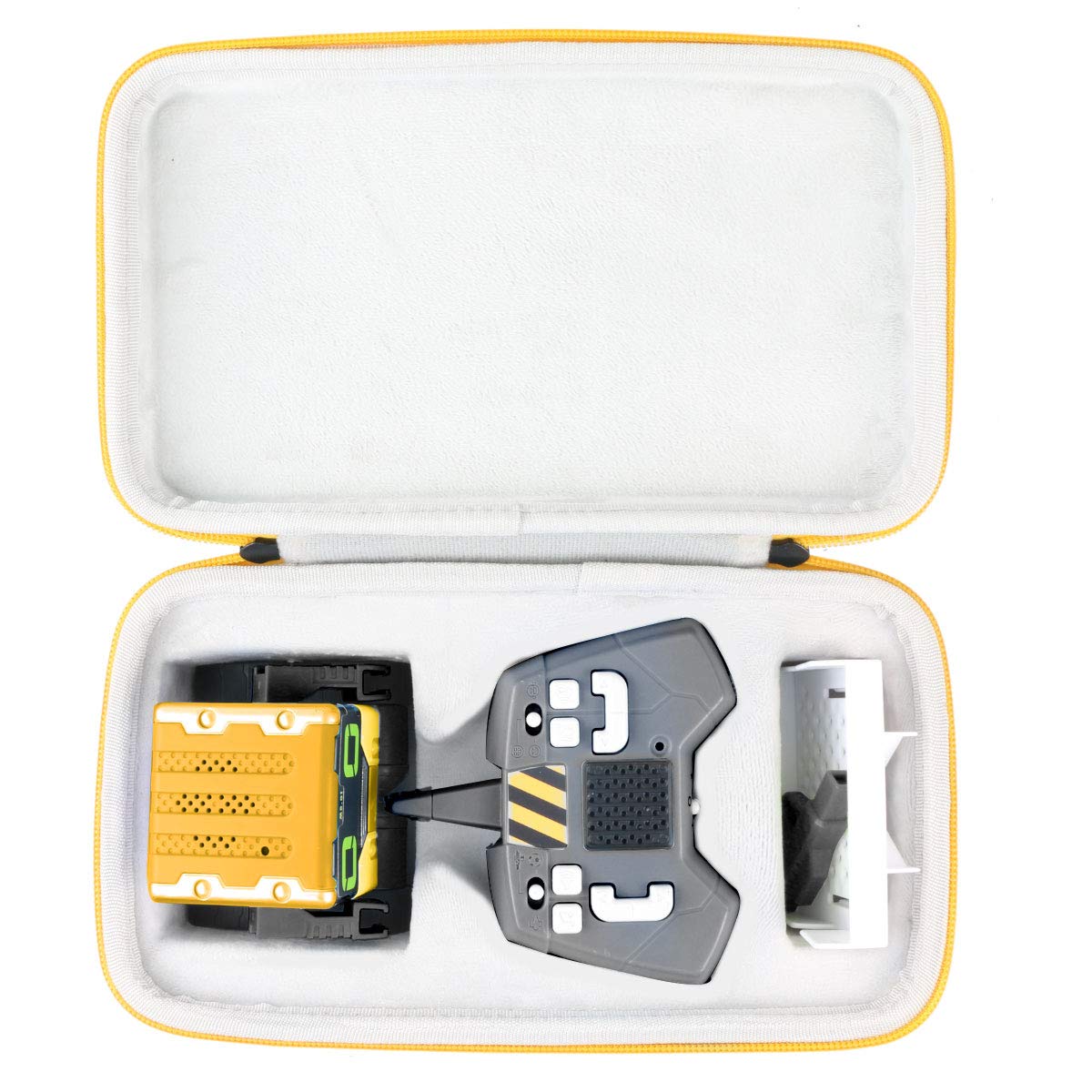 khanka Hard Carrying Case for Really Rad Robots - Mibro Gold, EVA Material, Gold Zipper