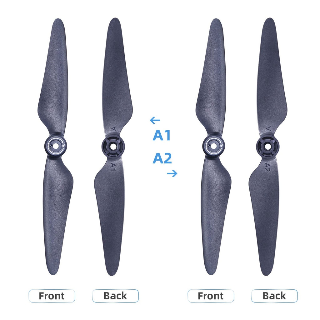 Bwine F7 Drone Blades - 4 Pcs Original Black Propellers for RC Quadcopter