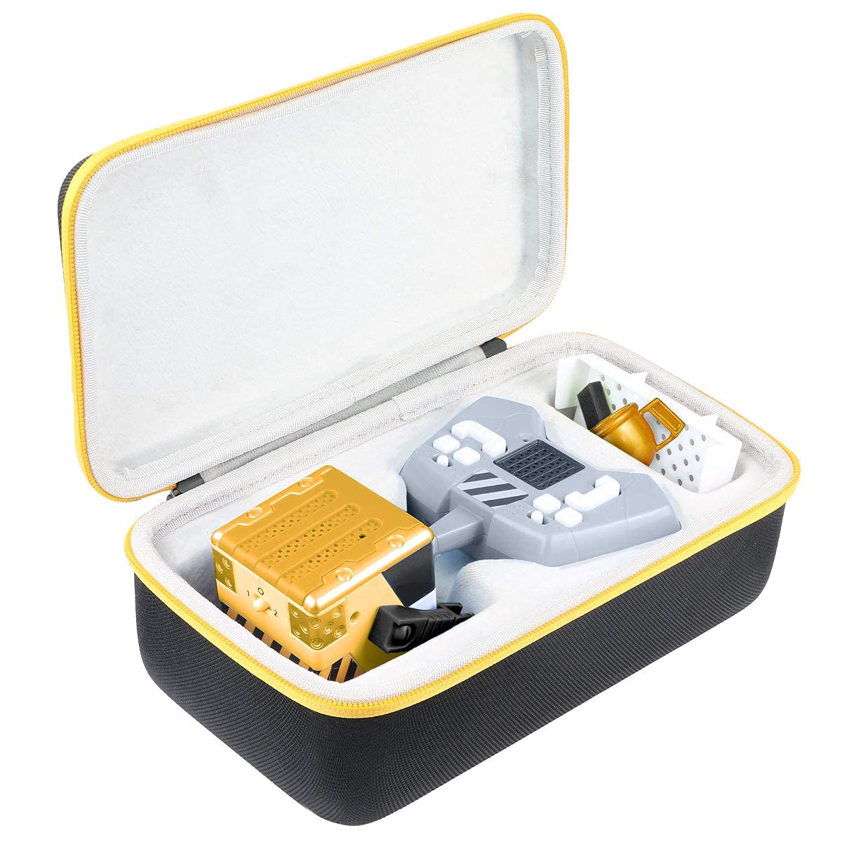 khanka Hard Carrying Case for Really Rad Robots - Mibro Gold, EVA Material, Gold Zipper