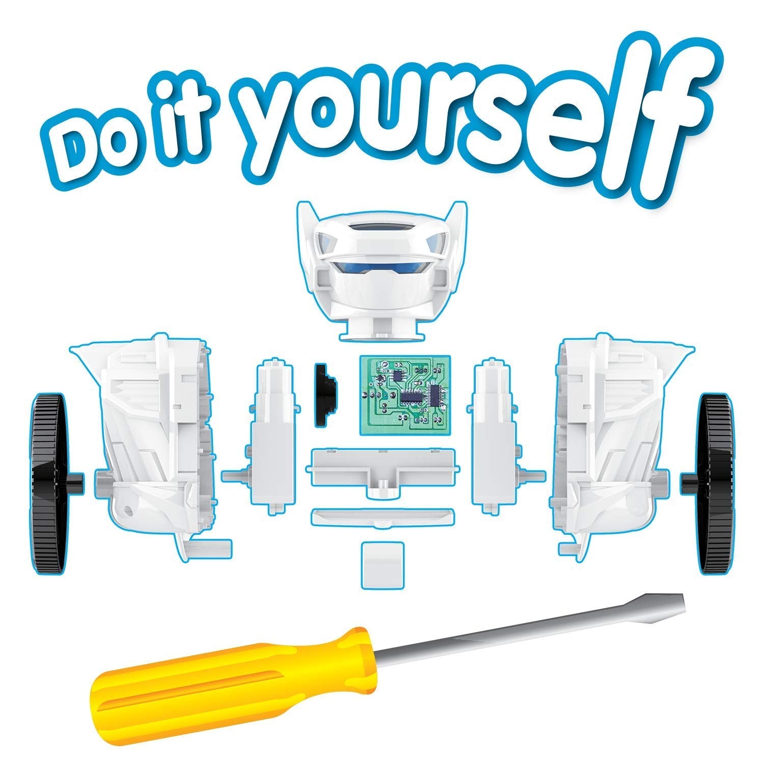 Science4you Watch Bot - Make Your Own Robot Toy, Robotics Kit with Remote Control Toys for Kids, Robot Building Kit + 35 Pieces,