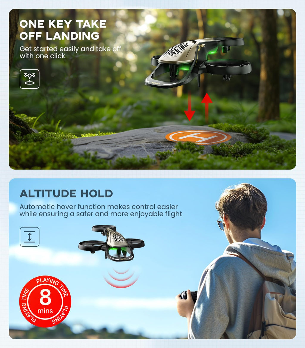 SYMA X990 RC Helicopter - Remote Control, Stunt Tricks, Altitude Hold, Gyro Stabilization, Medium Size, Black Plastic