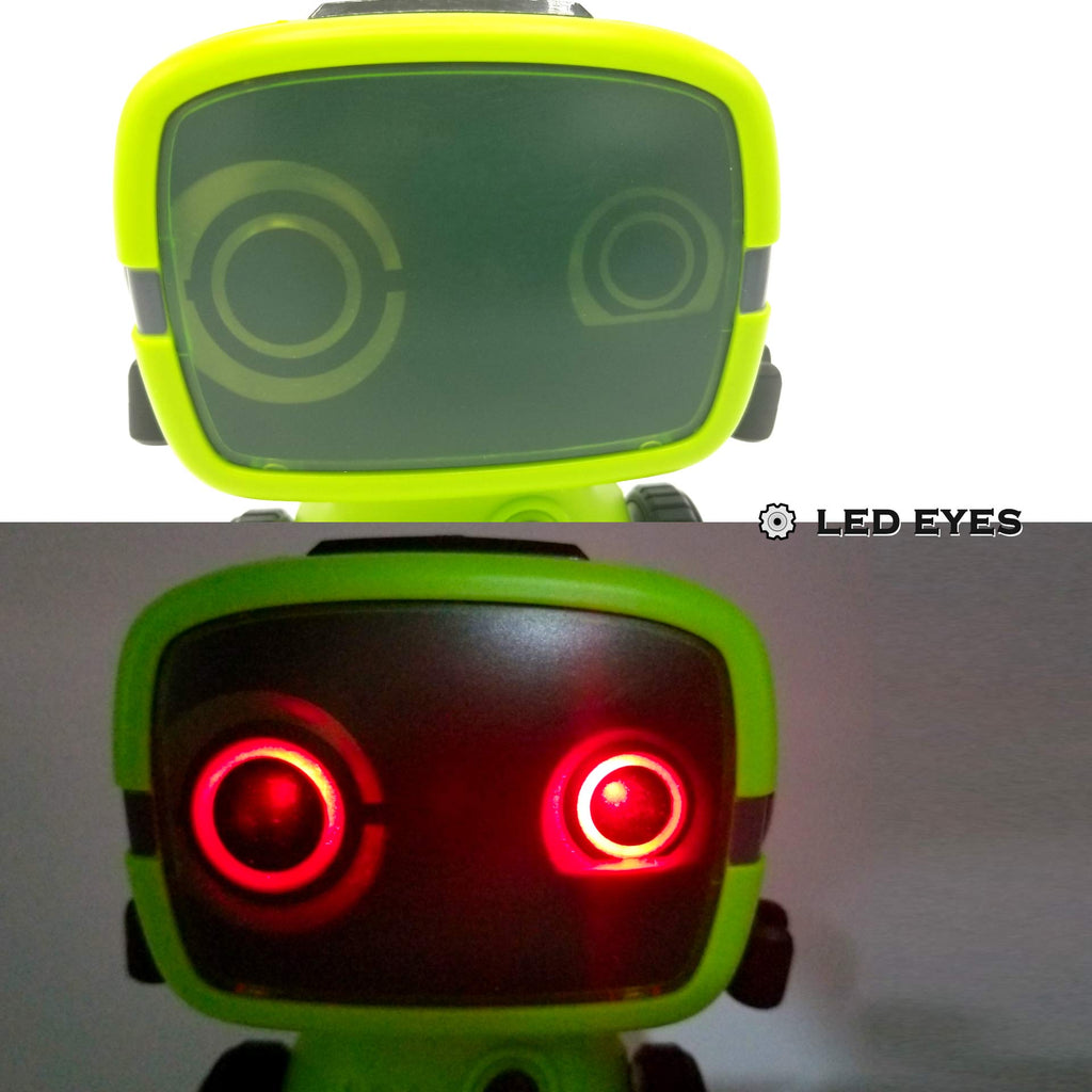MUKIKIM JabberBot Smart RC Robot for Kids - Green, Plastic, Remote Control, Voice Effects, Programming Mode, Walkie Talkie Communication