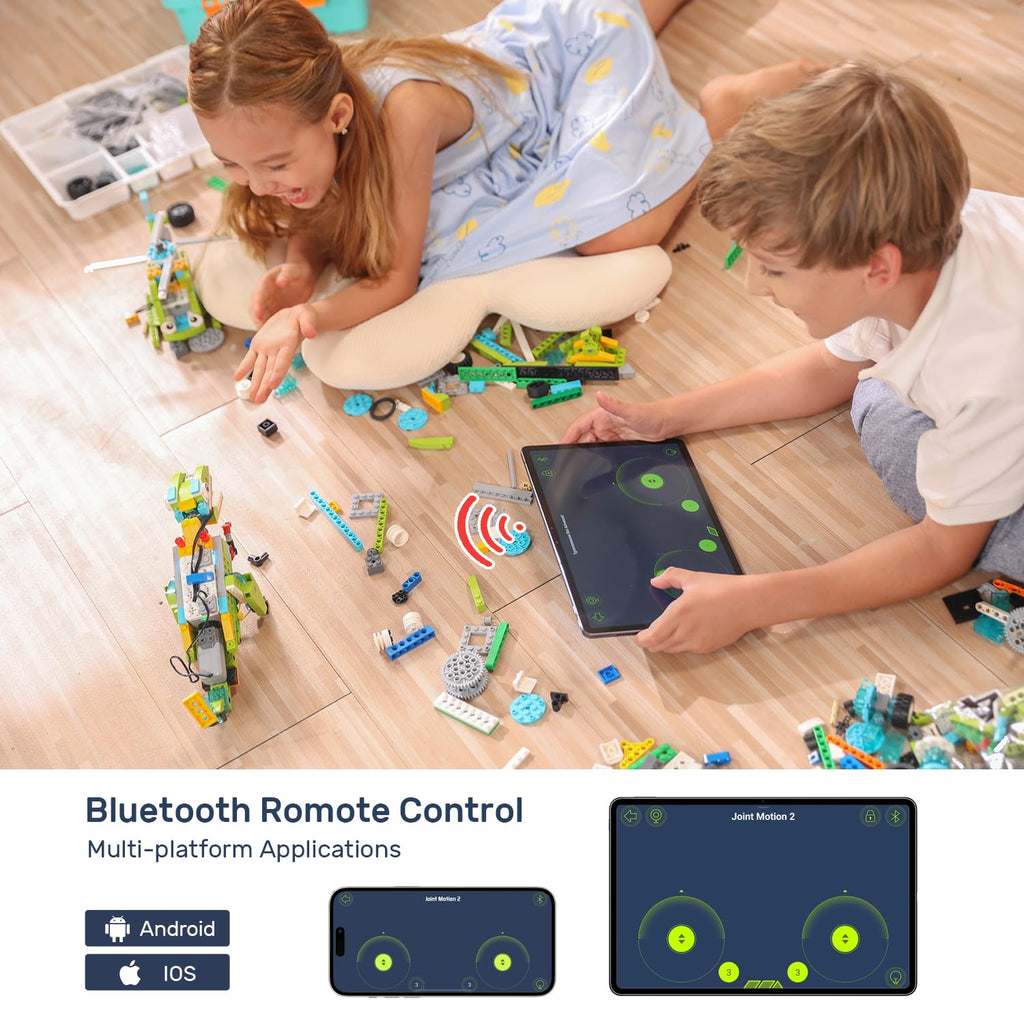 Coding Robot Kit for Kids Ages 6+, 200+ in 1 APP Control Dinosaur Robot Toy, Educational Scratch Program Robotic Kit with 47 Vid