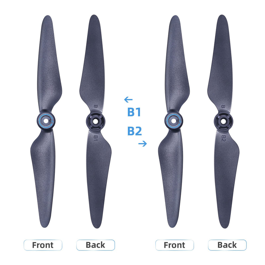Bwine F7 Drone Blades - 4 Pcs Original Black Propellers for RC Quadcopter