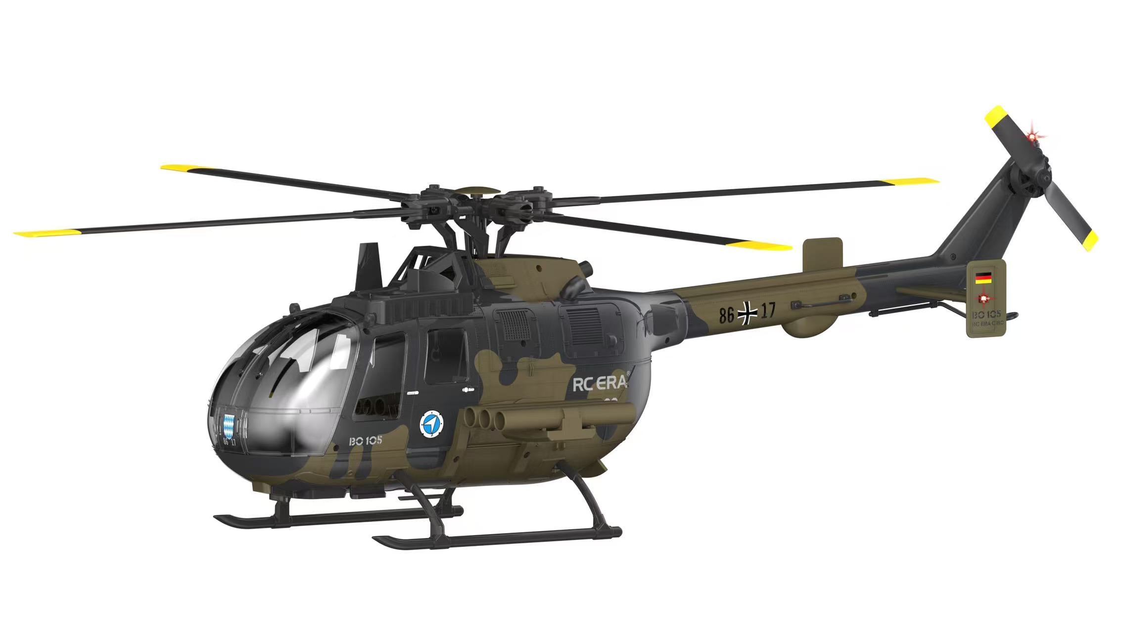 RC ERA C180 1:25 Scale BO105 6-Channel Brushless RC Helicopter (3D Stunt Edition)