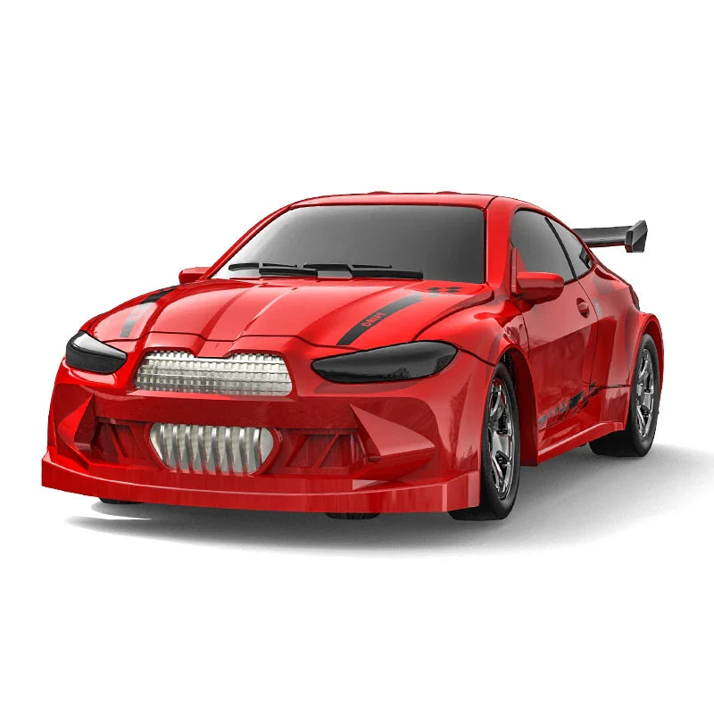 KF20 1:64 4WD Mini RC Drift Car - Desktop Racing, LED Lights, Type-C Charging