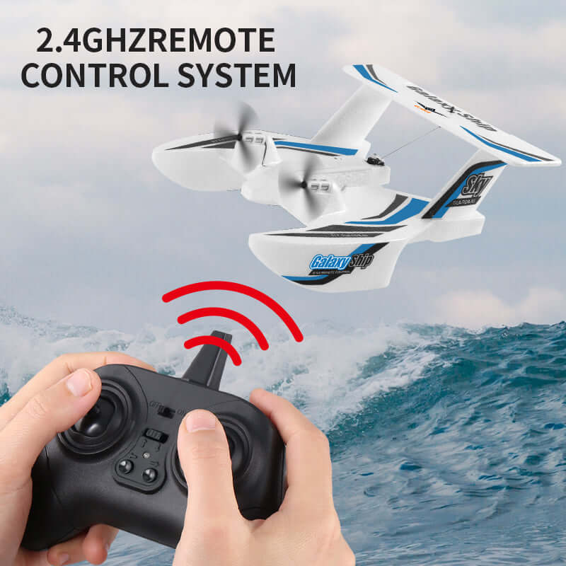 Galaxy Ship KF603 RC Airplane - 3-Channel, Sea, Land & Air, Beginner-Friendly