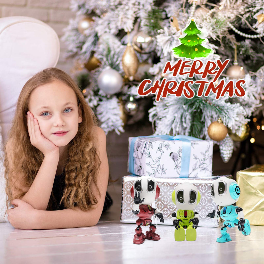 MING YING 66 Talking Robot Toy - Mini Red Robot for Kids, Repeats Speech, Ideal for Ages 4-6, Model MINGYING66_ROBOT