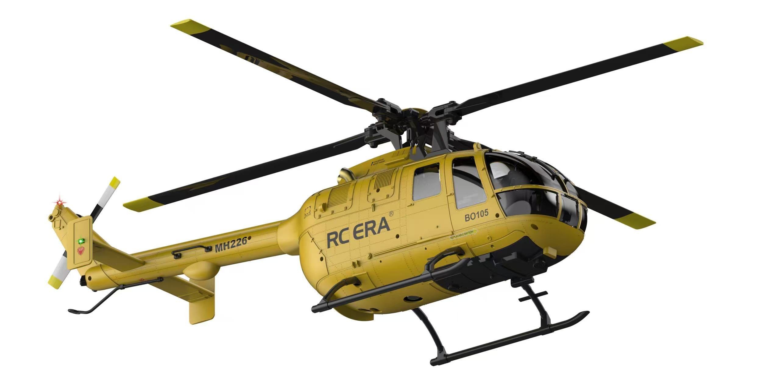 RC ERA C180 1:25 Scale BO105 6-Channel Brushless RC Helicopter (3D Stunt Edition)