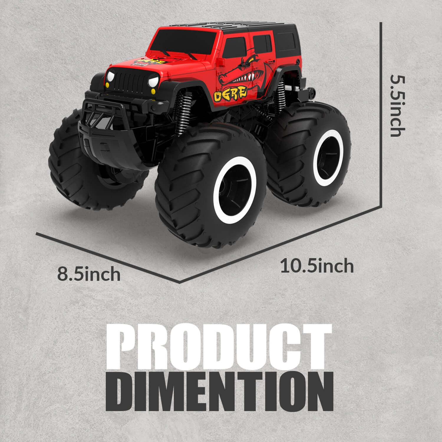Amphibious All Terrain Off-Road Waterproof RC Monster Truck for Kids