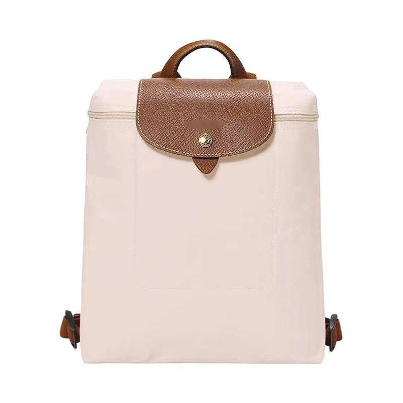 Longchamp - Le Pliage Original Backpack, White Paper