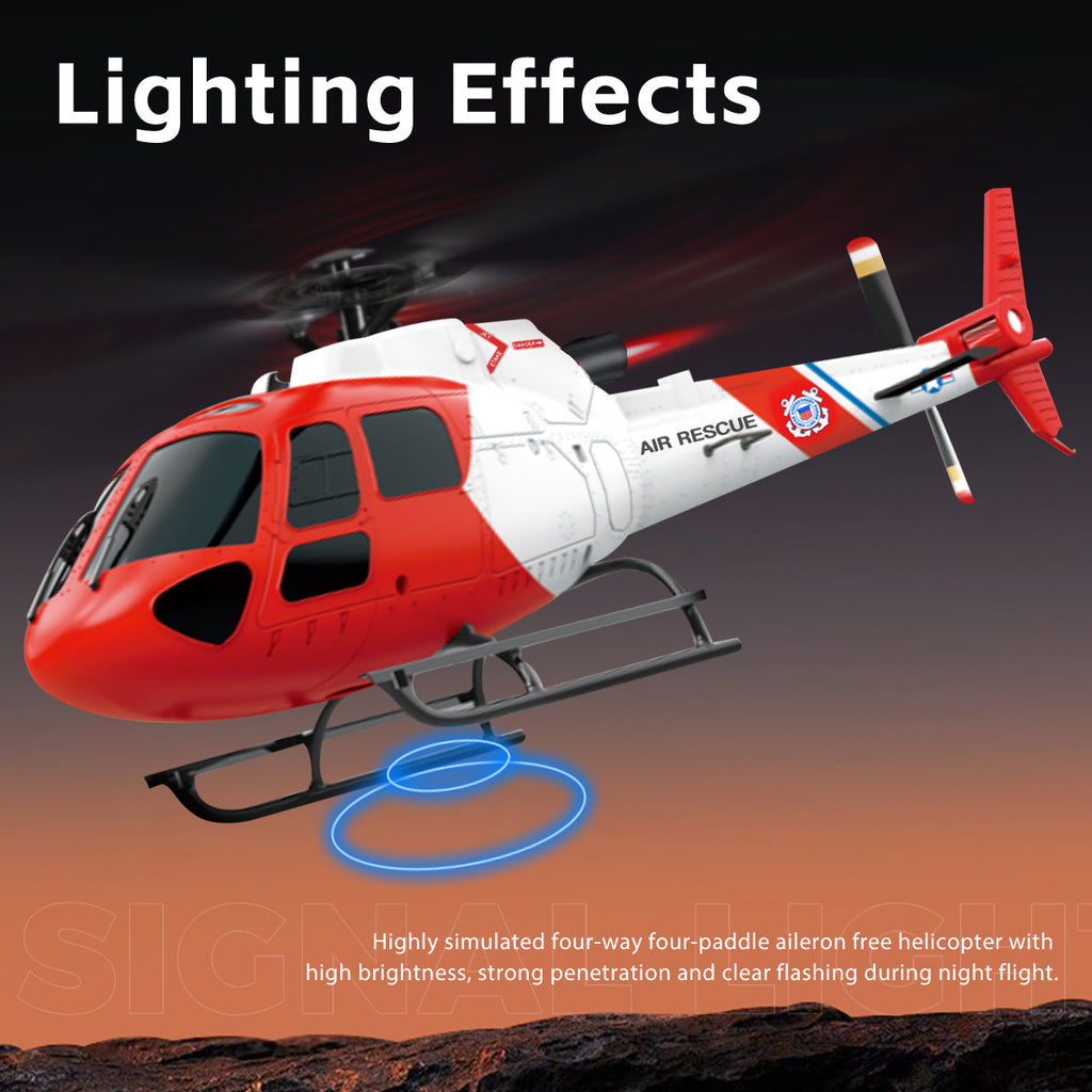 WLtoys K150 Brushless RC Helicopter - AS350 Squirrel Scale 4CH 6-Axis Gyro
