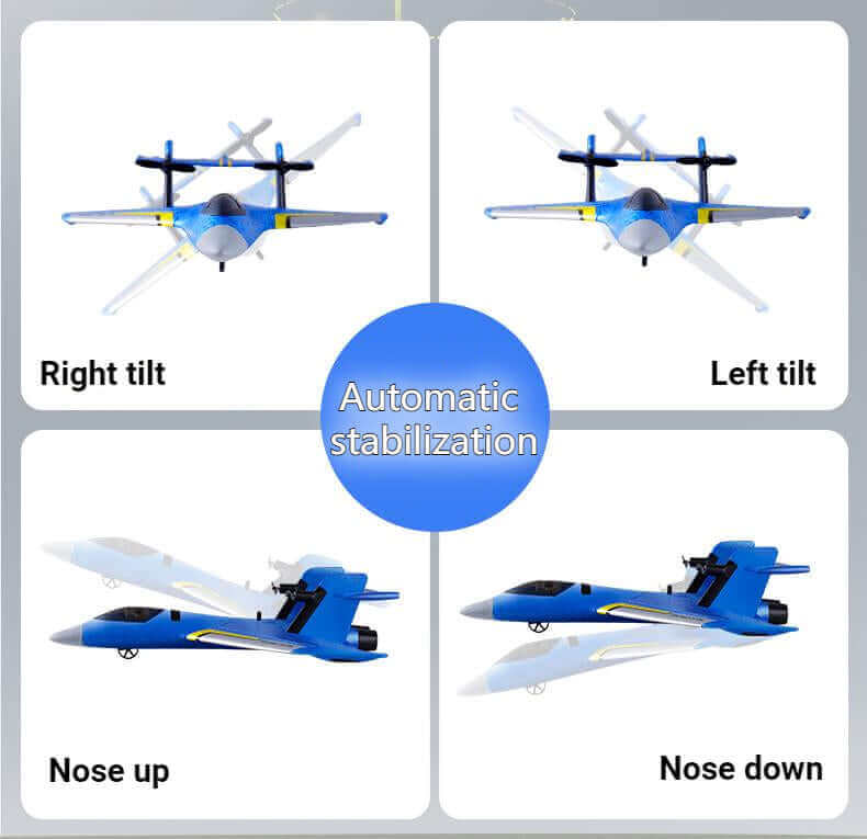 Kidstoylover 3-in-1 Sea Land Air RC Glider with Smart Balance