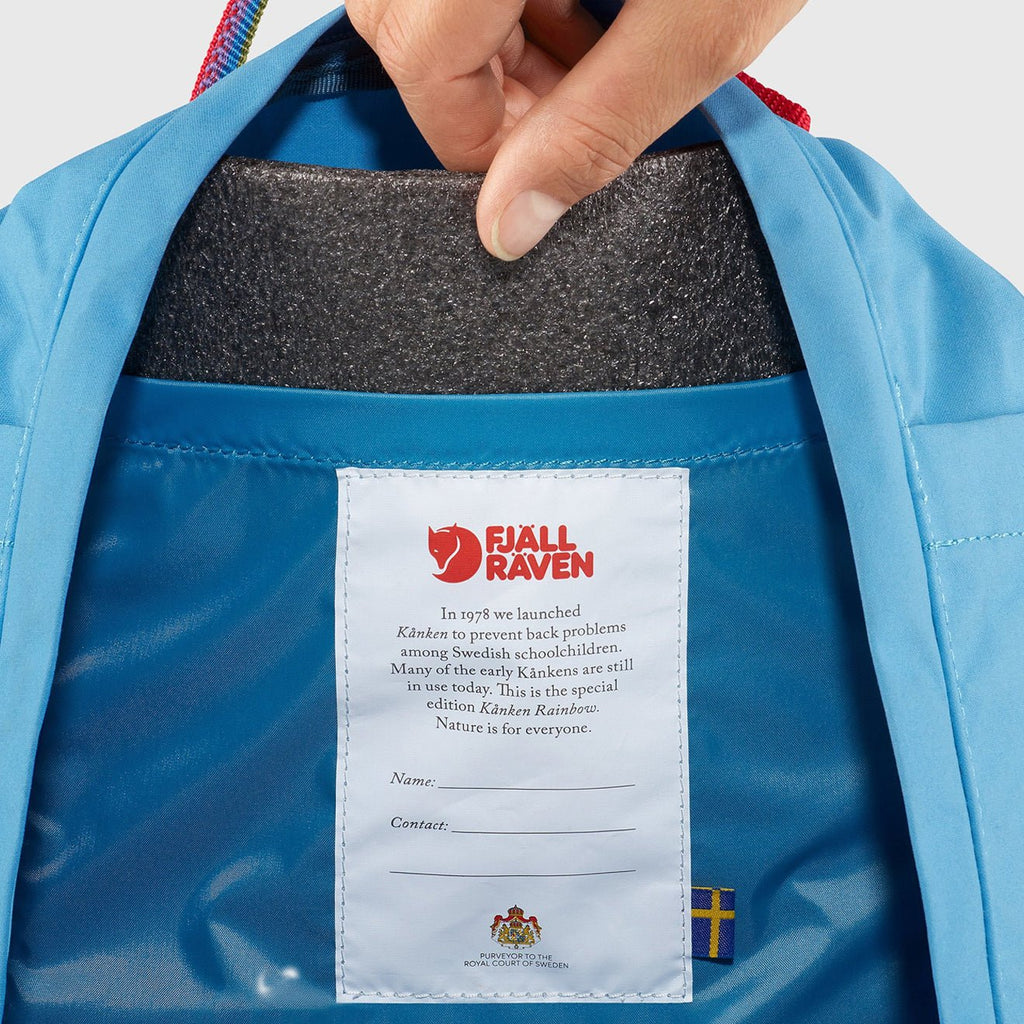 Fjallraven Kanken Rainbow Mini Chalk Rose / Rainbow