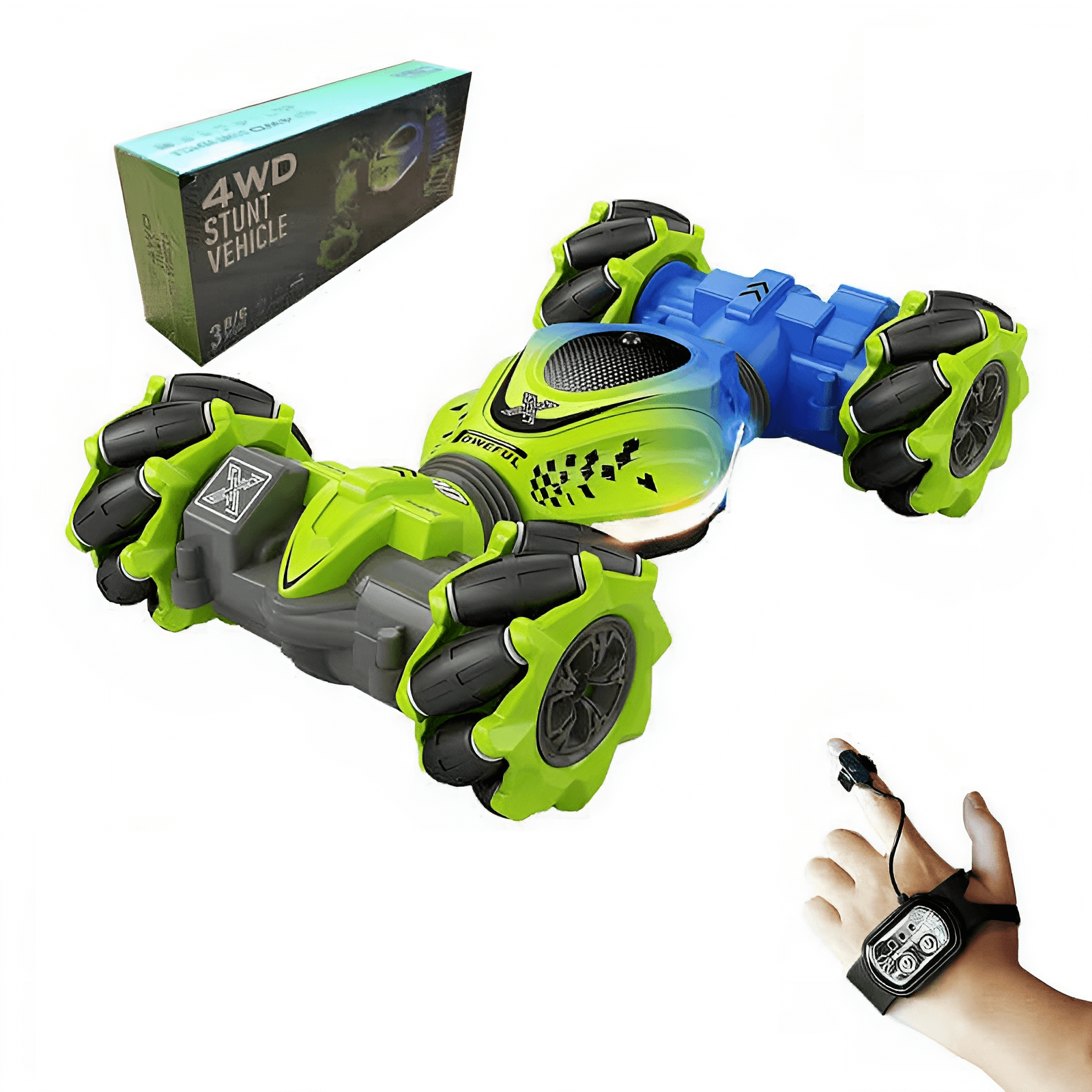 4WD Gesture Control RC Stunt Car with 360° Rotation